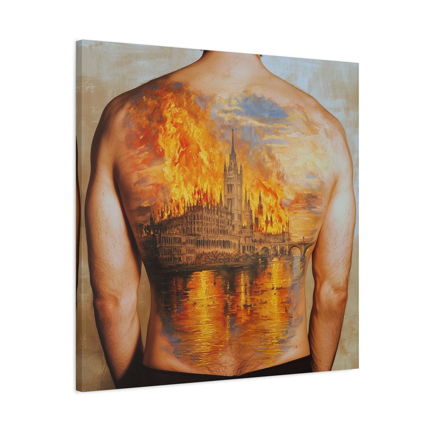 Balance of Fire Canvas Print