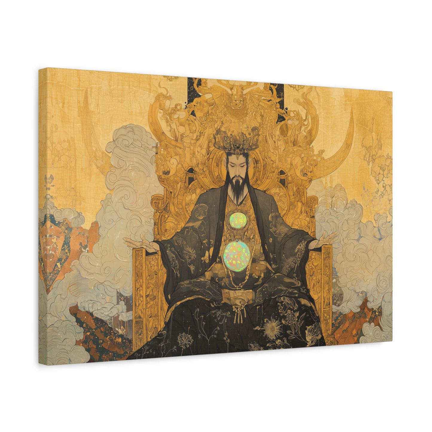 Crowned in Silence Canvas Print