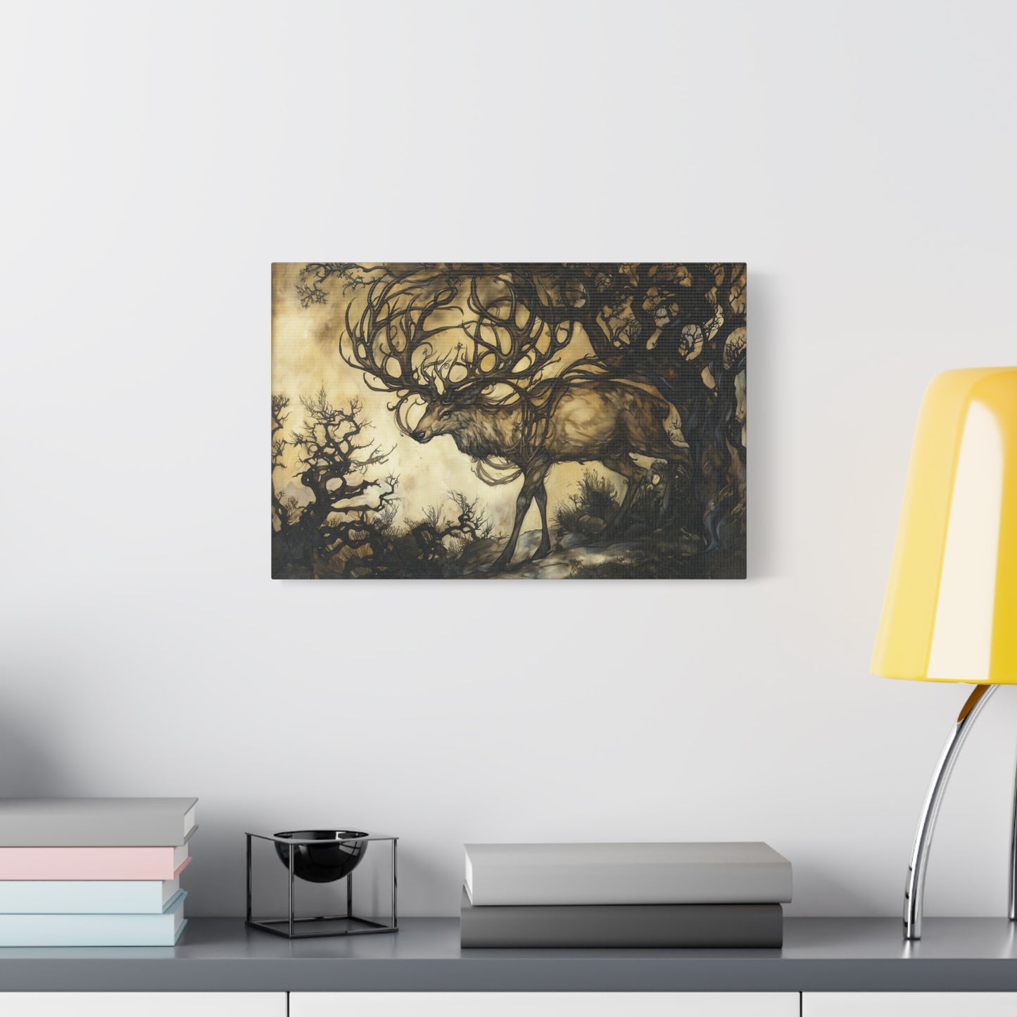 Stag of Ages Canvas Print