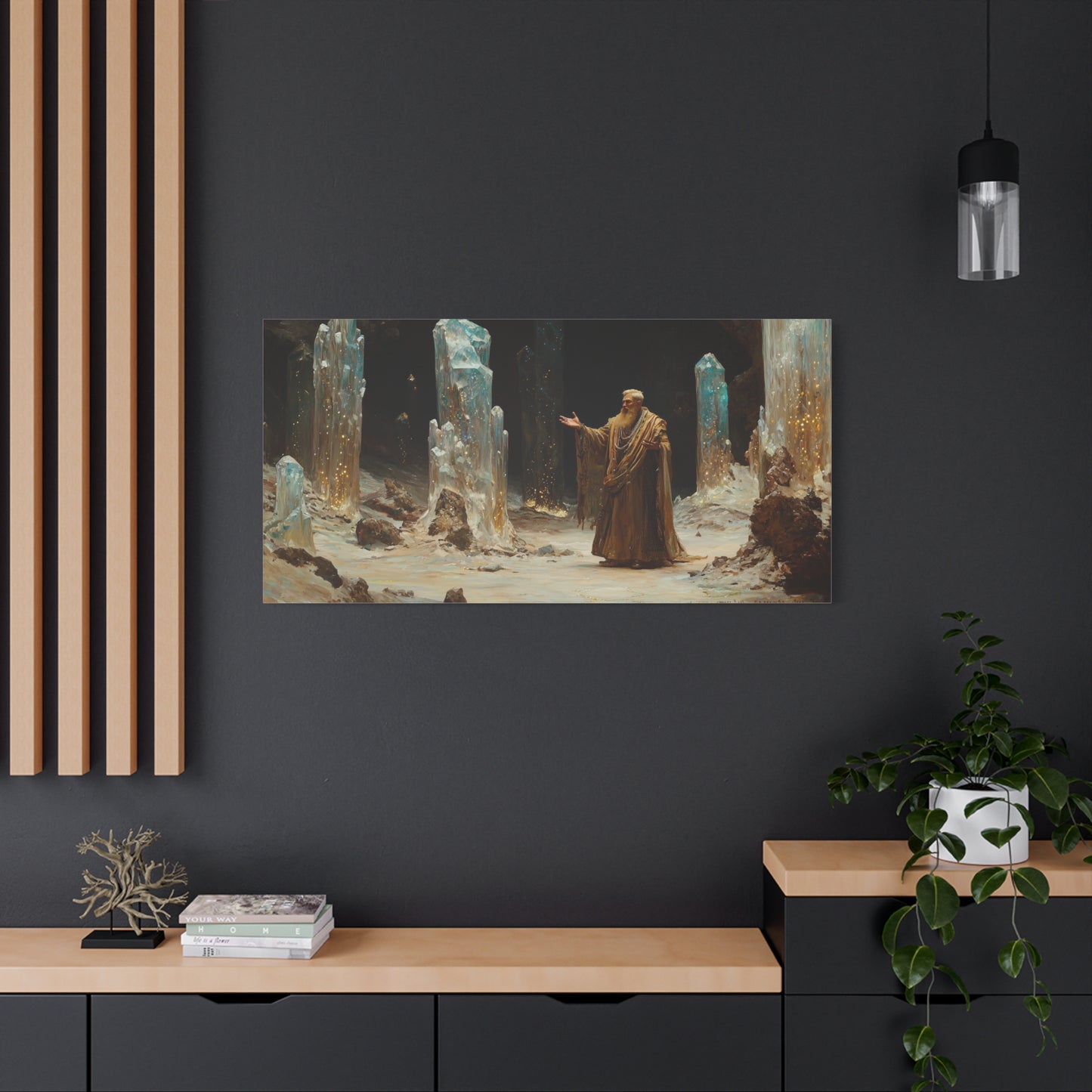 The Crystal Halls Canvas Print