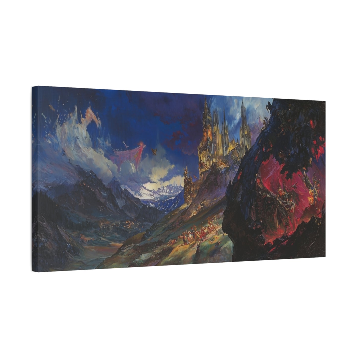 Fortress of Eldar Canvas Print