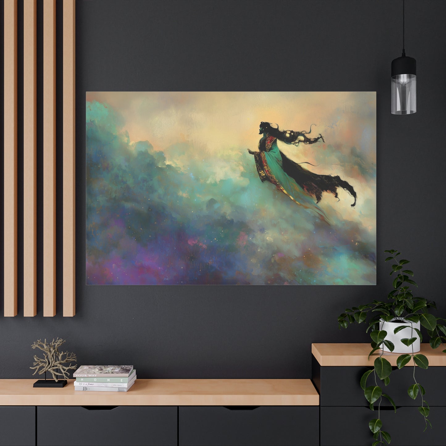 Whispering Eldritch Veil Canvas Print