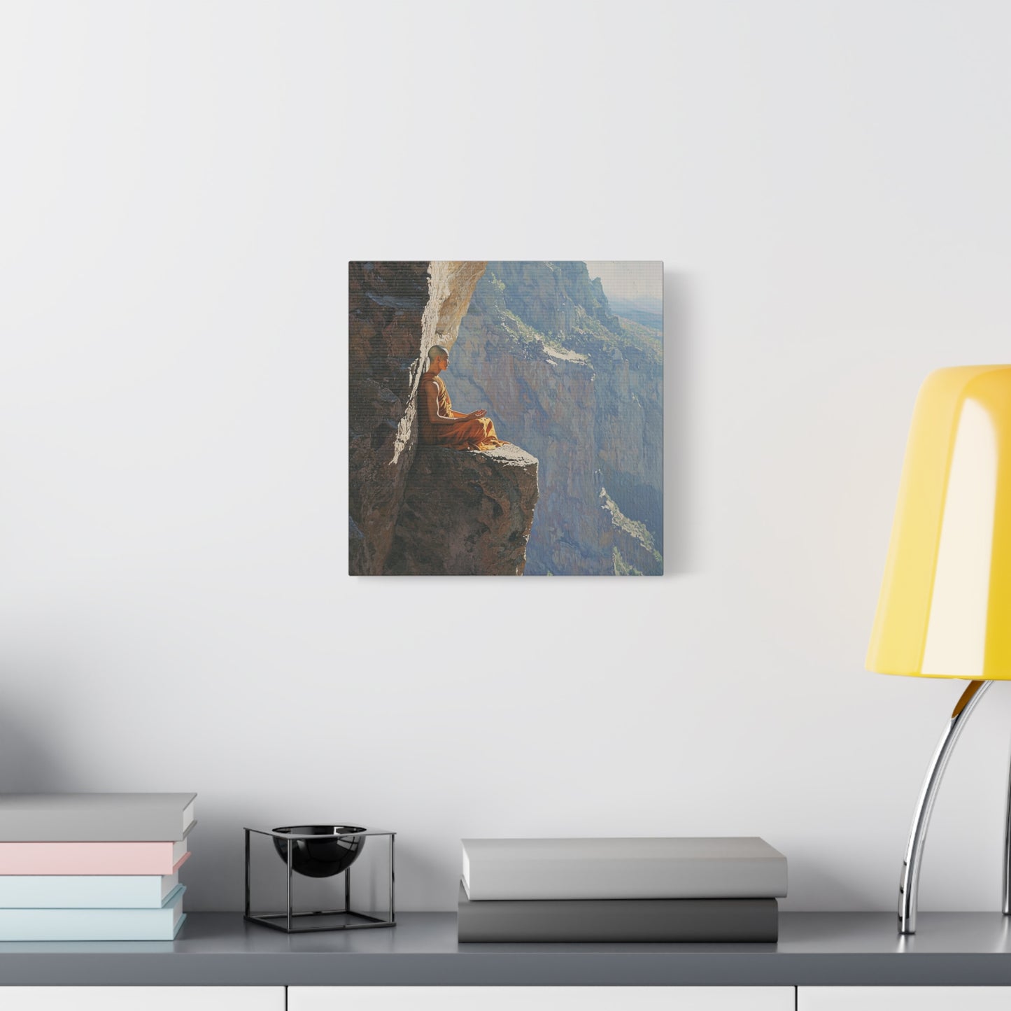 Balance of the Cliff Canvas Print