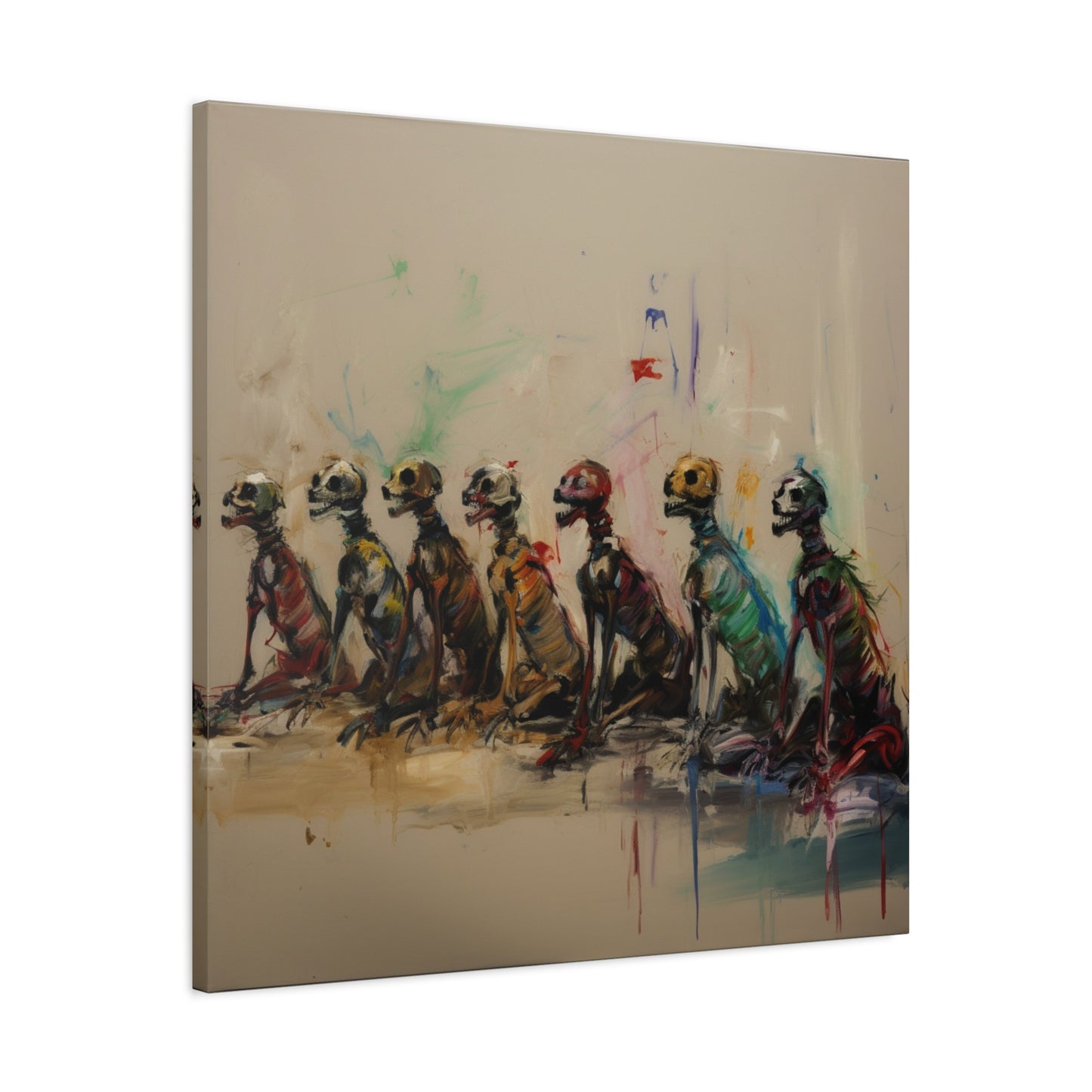 Silent Procession Canvas Print