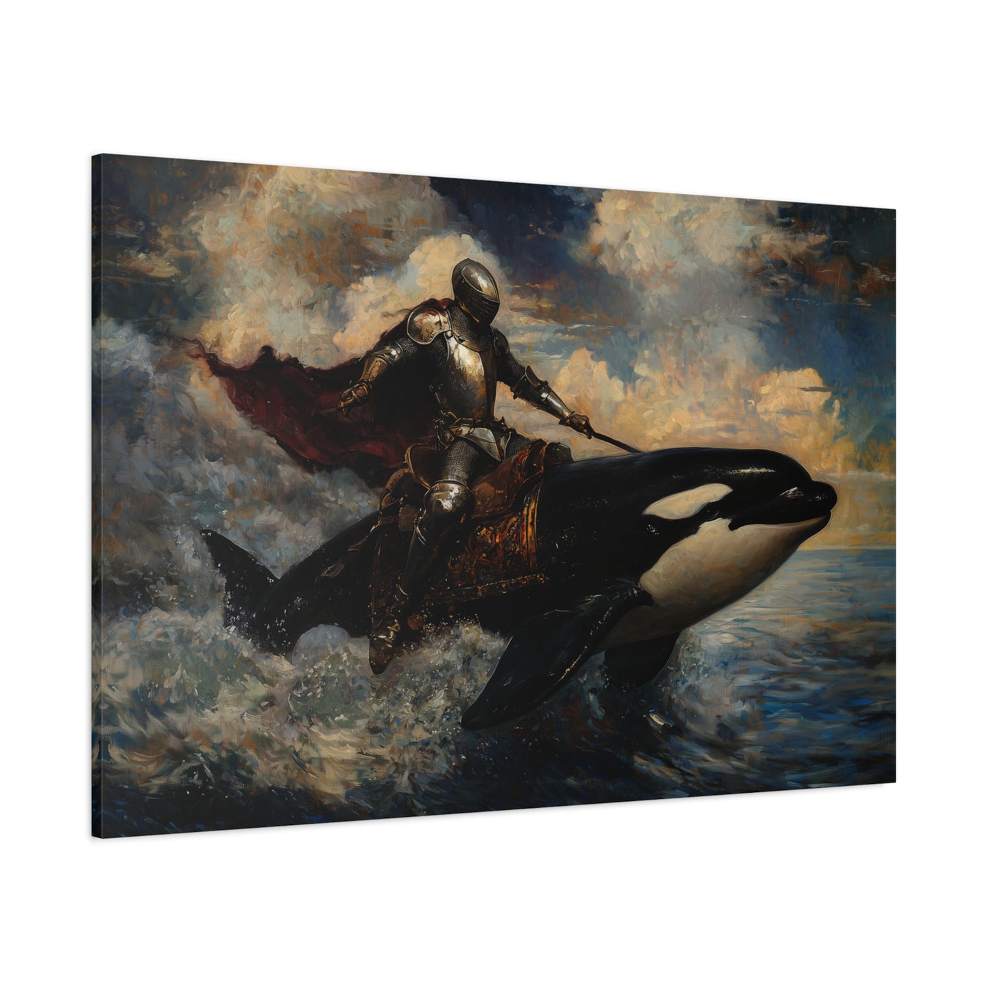 Ocean’s Valor Canvas Print