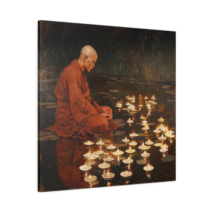 Whispering Flames Canvas Print