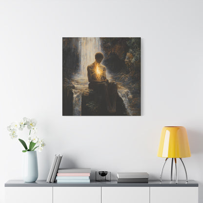 A Quiet Spark Canvas Print