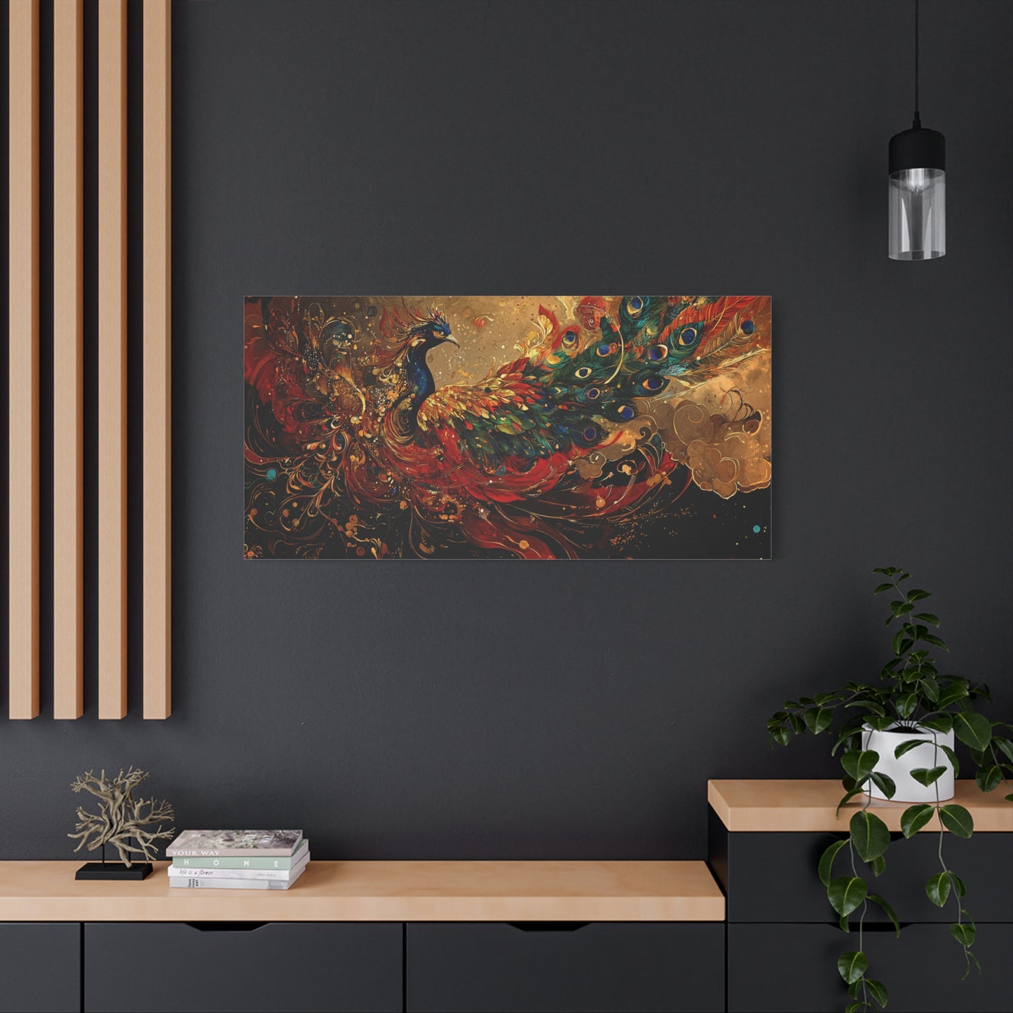 Rise of Flame Canvas Print