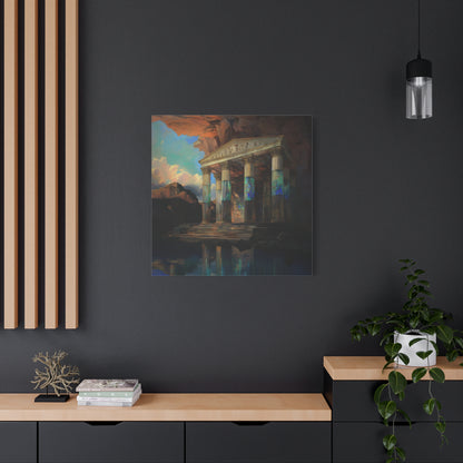 The Dreaming Temple Canvas Print