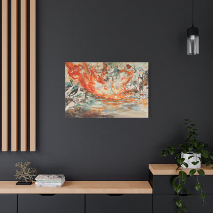 The Phoenix Dance Canvas Print