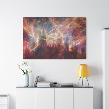 The Starlit Citadel Canvas Print