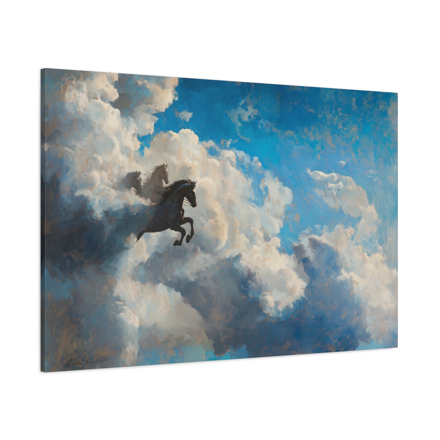 Riders of the Sky Canvas Print