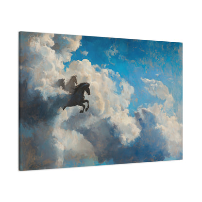 Riders of the Sky Canvas Print