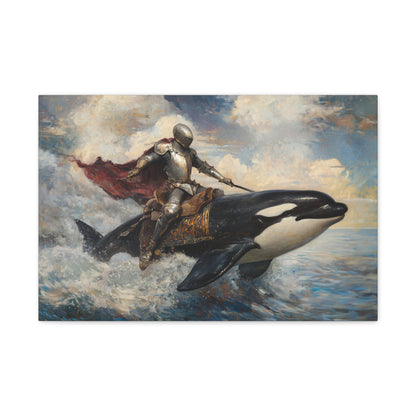 Leviathan's Knight Canvas Print