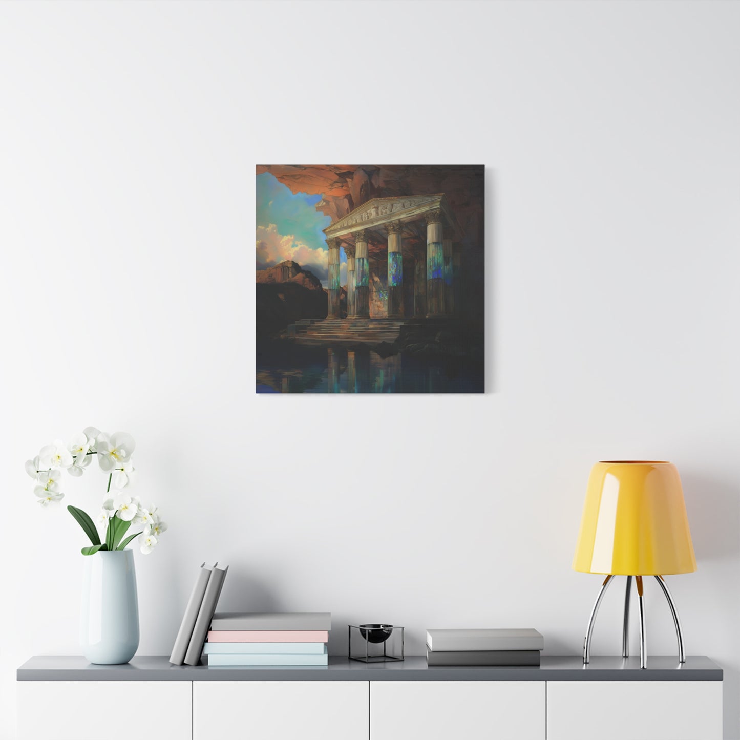 The Dreaming Temple Canvas Print