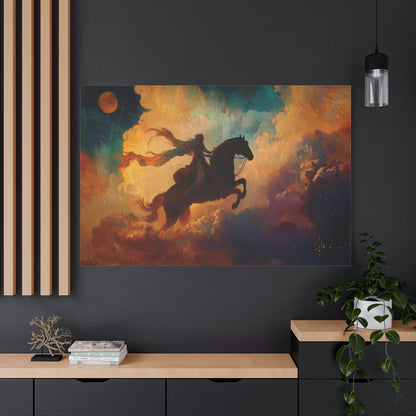 Rider of Dawn Canvas Print