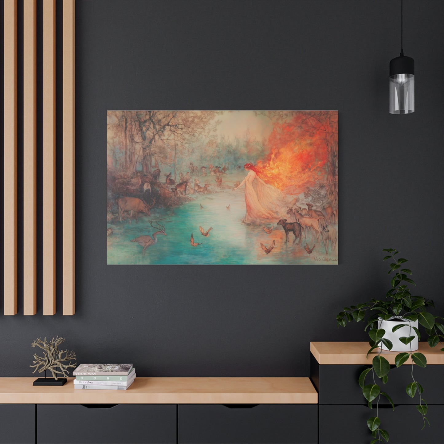 The Dreaming Forest Canvas Print