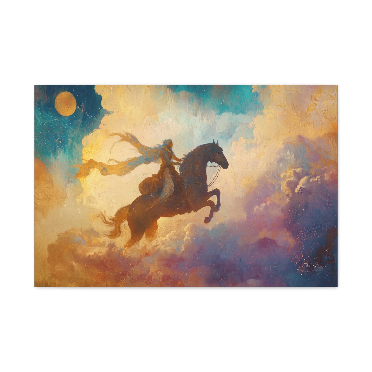 Equestrian of the Skies Canvas Print