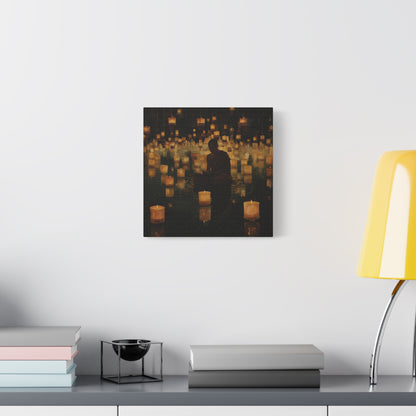 Stillness and Candles Canvas Print