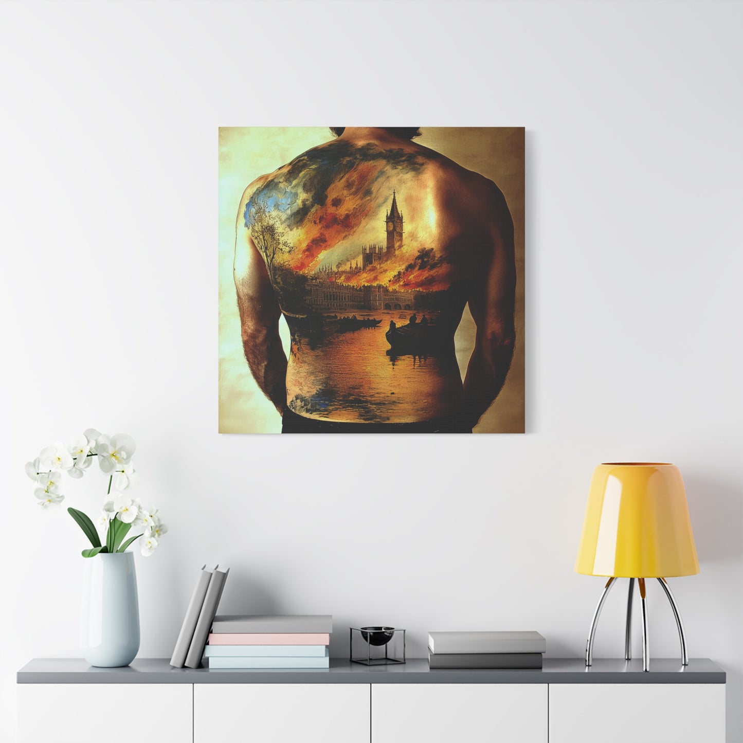 The Burning Realm Canvas Print