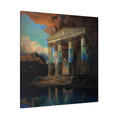 The Dreaming Temple Canvas Print