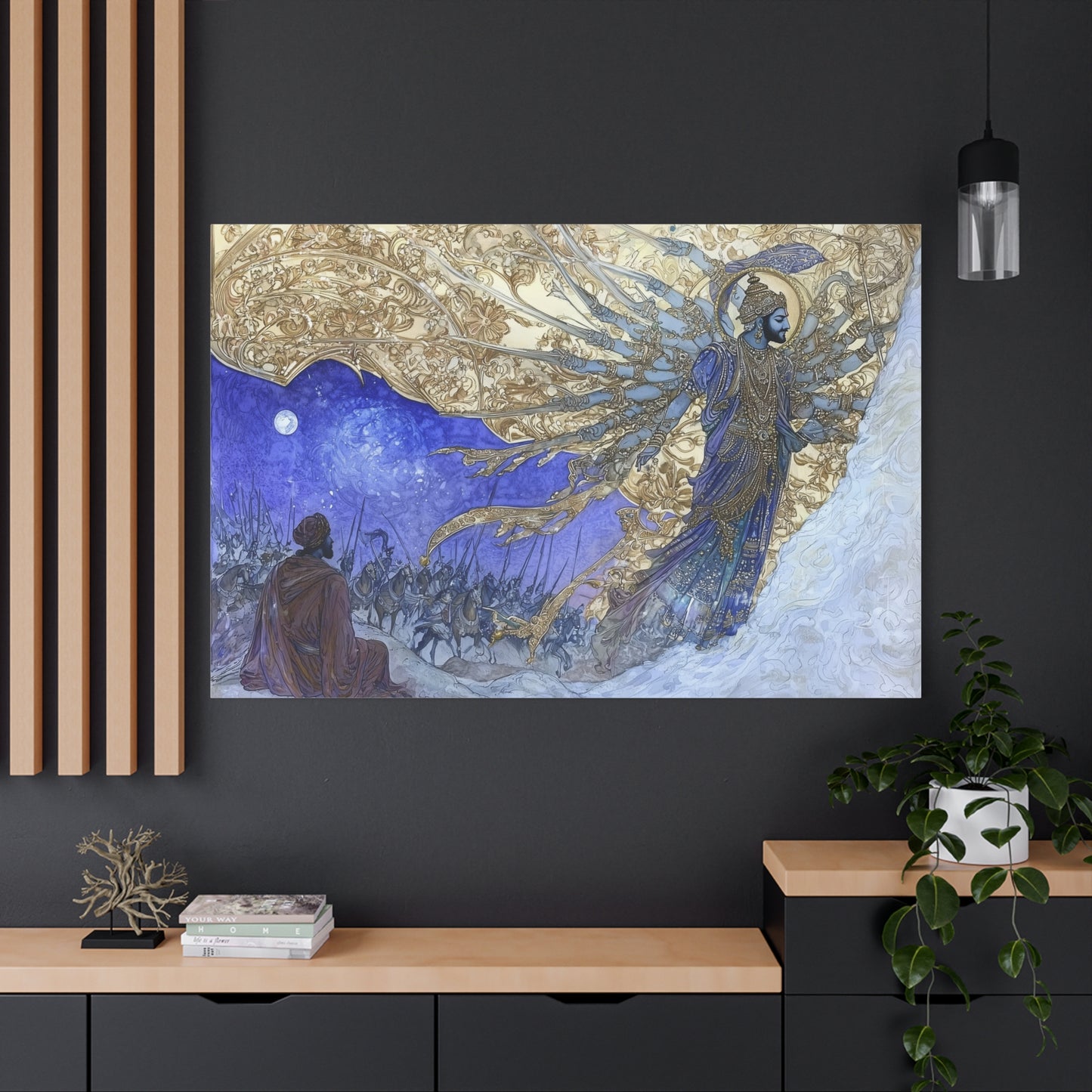 Legend of the Star-King Canvas Print