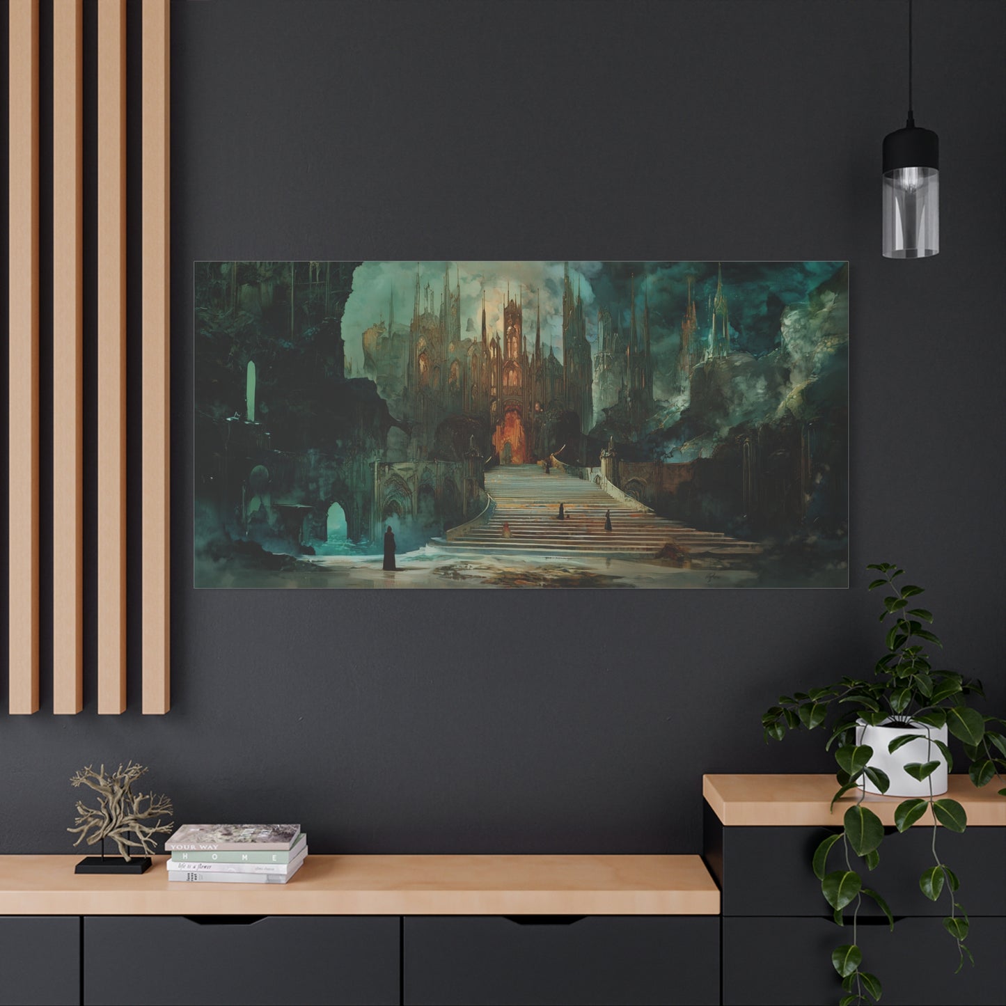 Stone and Smoke Canvas Print