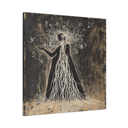 Eldritch Whispers Aflame Canvas Print