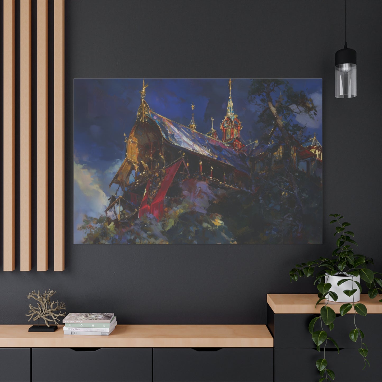 Noble Stronghold Canvas Print