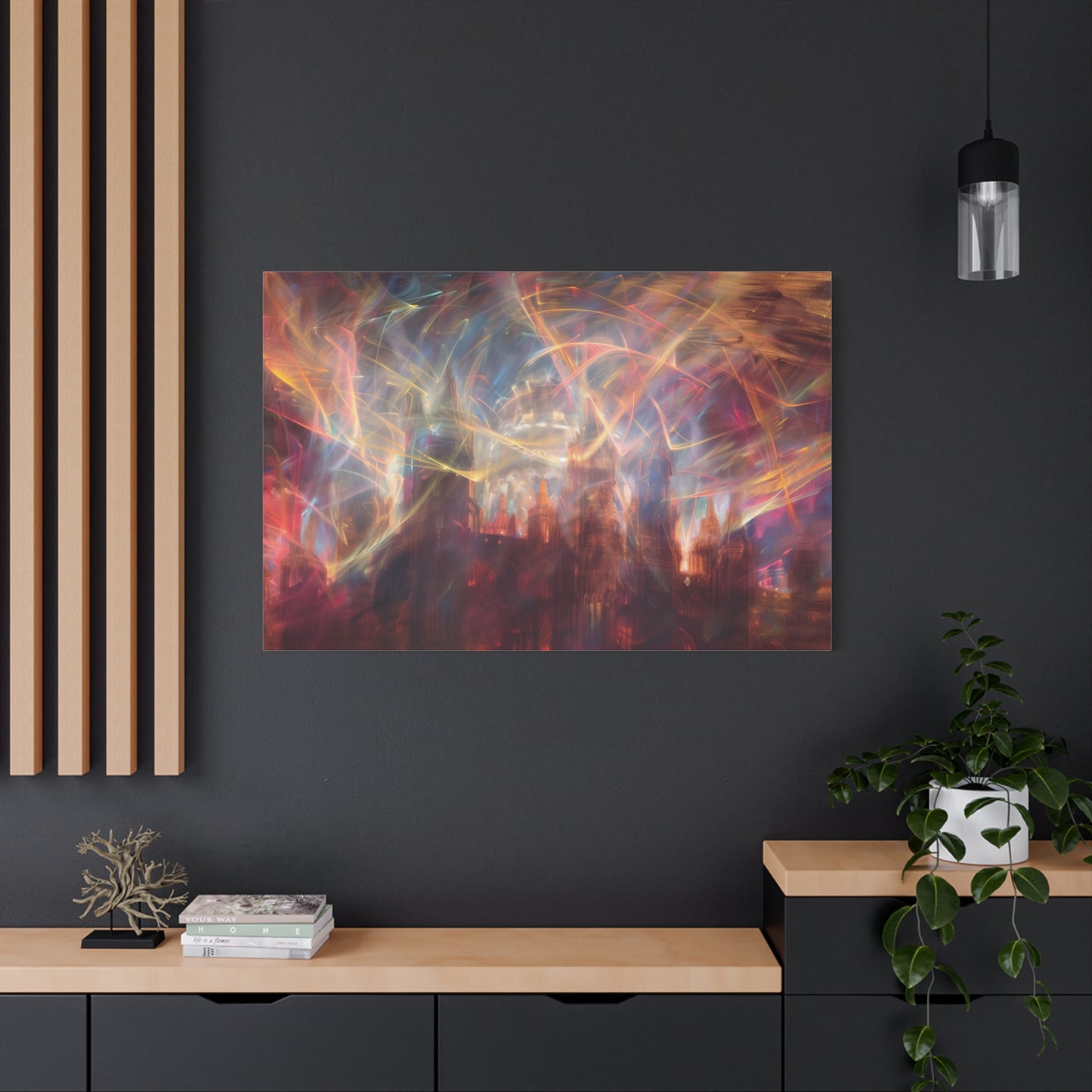 The Starlit Citadel Canvas Print