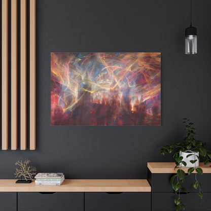 The Starlit Citadel Canvas Print