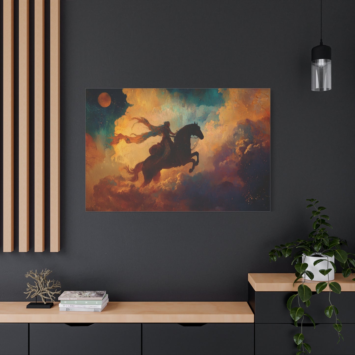 Rider of Dawn Canvas Print