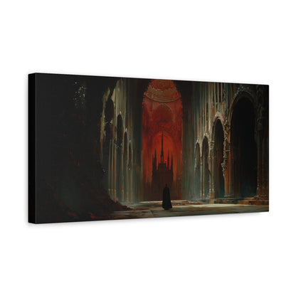 The Crimson Vault Canvas Print