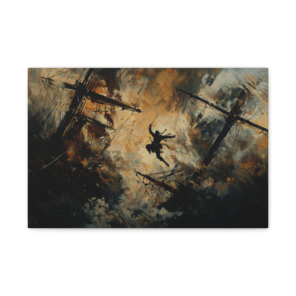 Storm and Steel Canvas Print