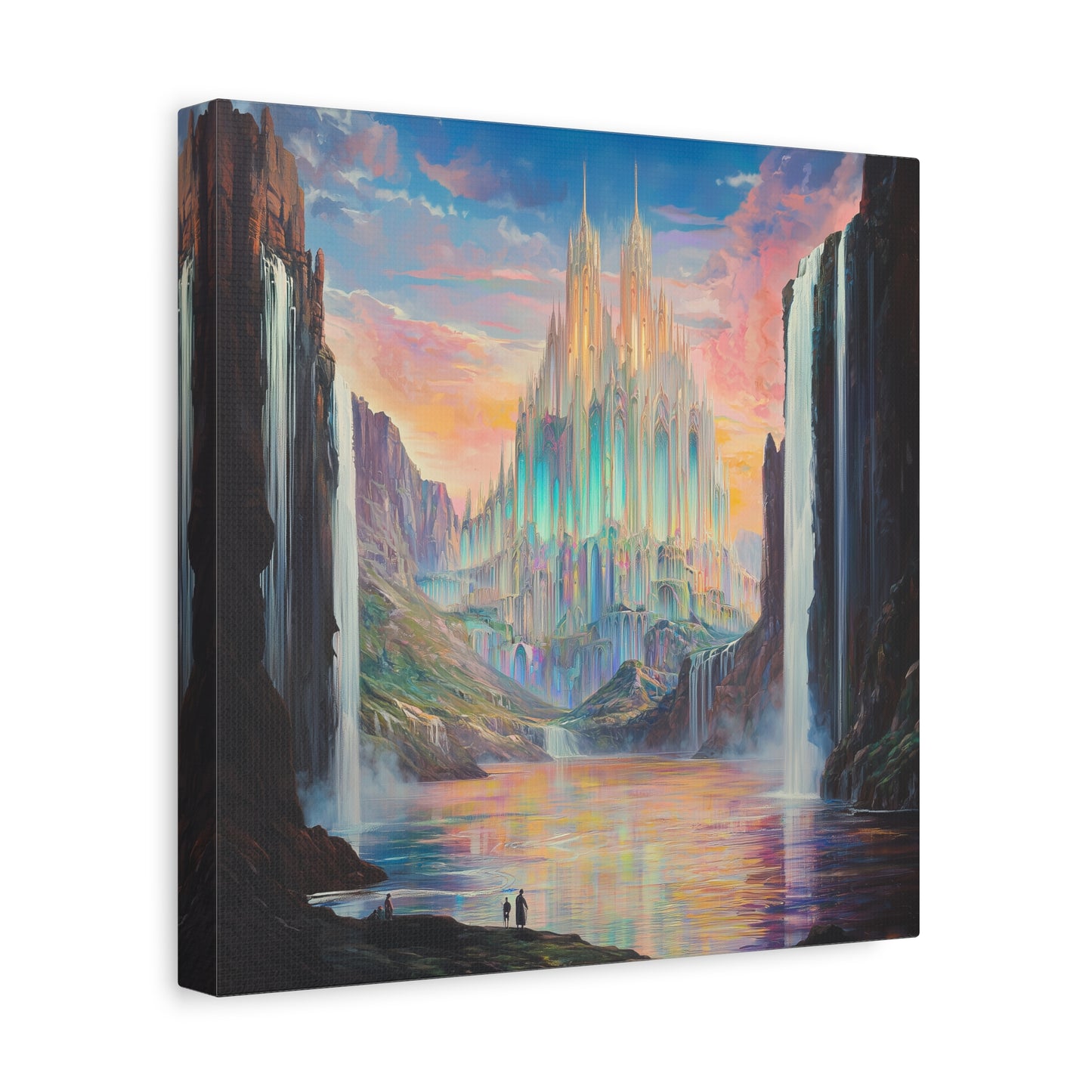 Dreamweaver's Citadel Canvas Print