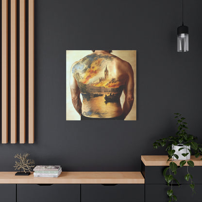 A Blaze Within Canvas Print