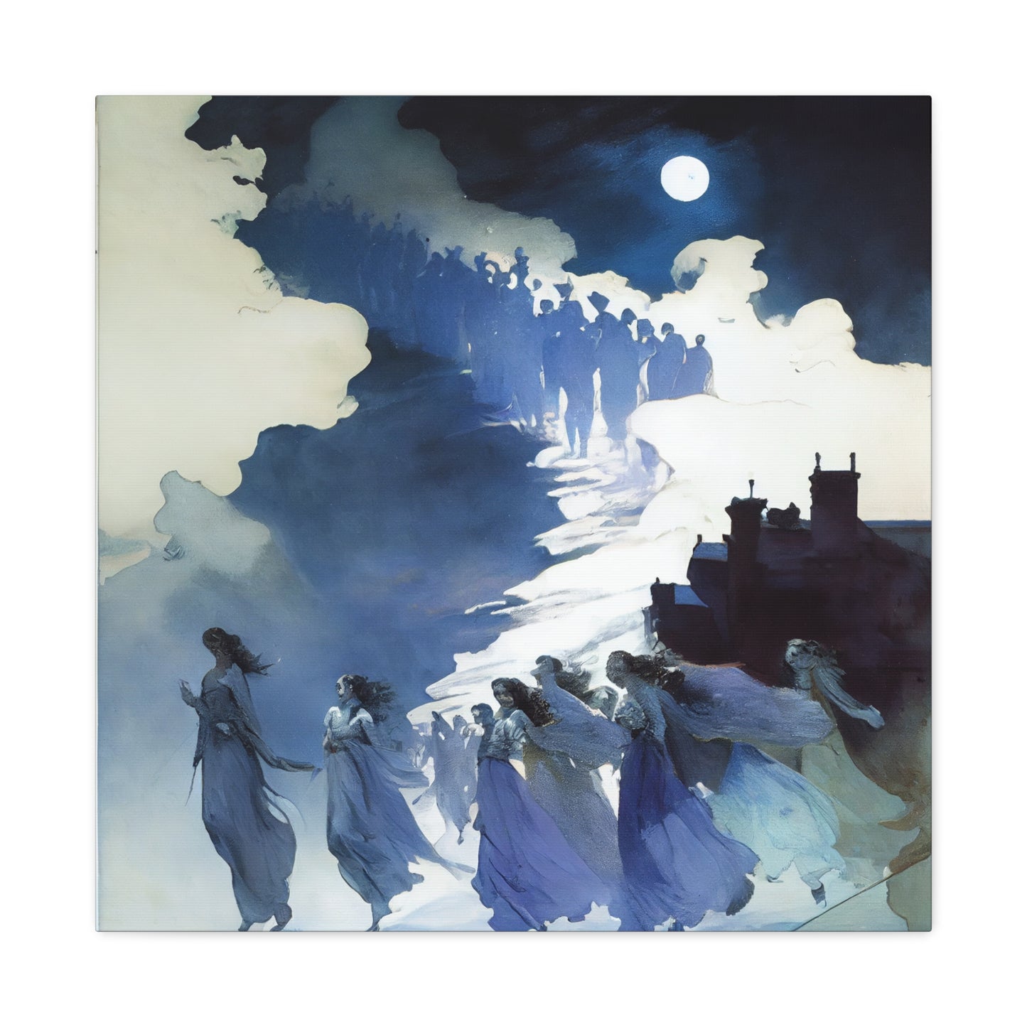 Midnight Procession Canvas Print