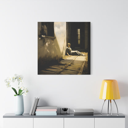 Shadow's Embrace Canvas Print