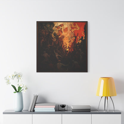 The Fiery Gathering Canvas Print