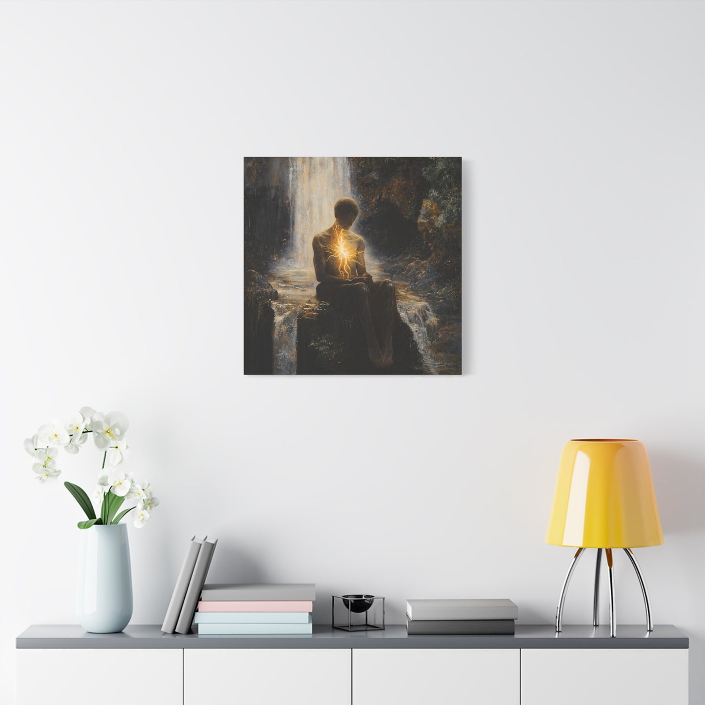 A Quiet Spark Canvas Print