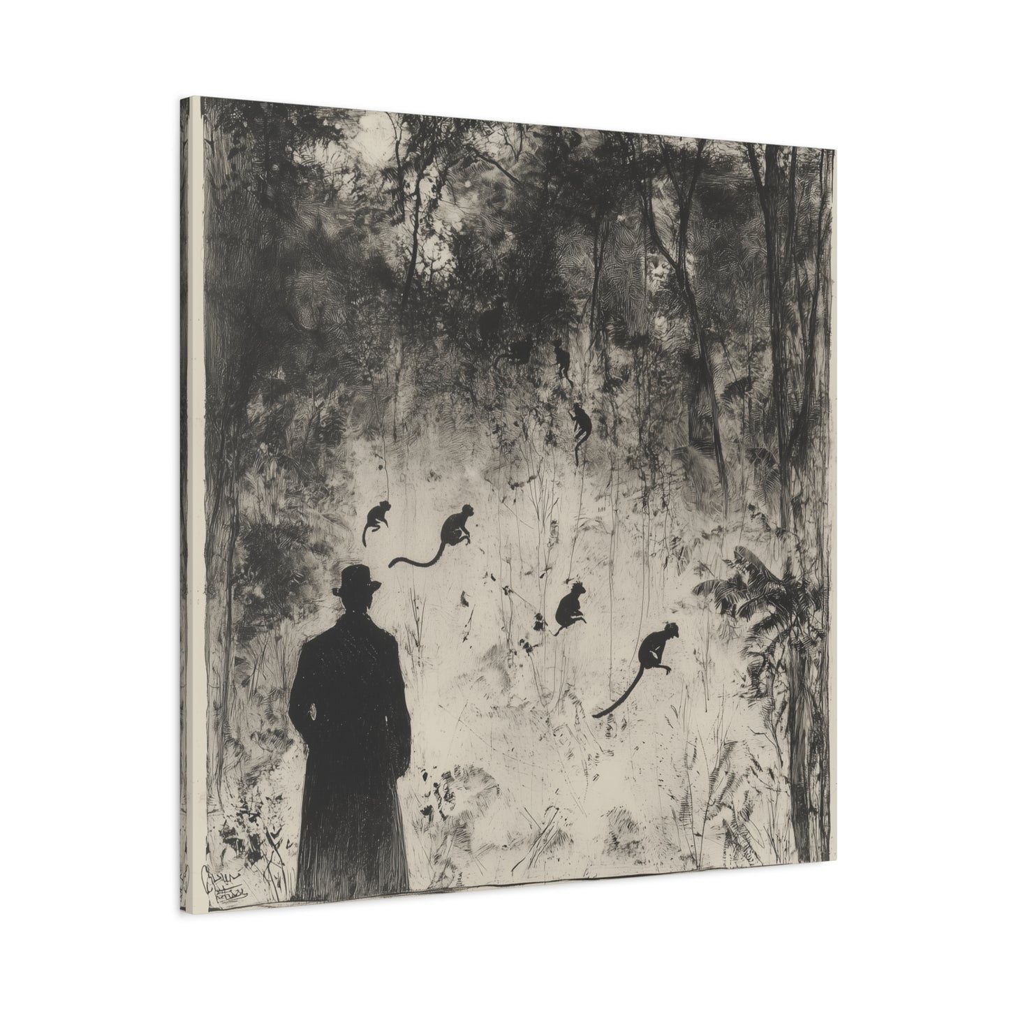 Forest's Silent Dance Canvas Print