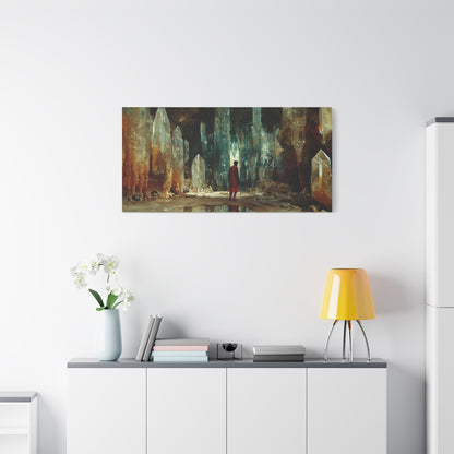 The Crystal Pathway Canvas Print