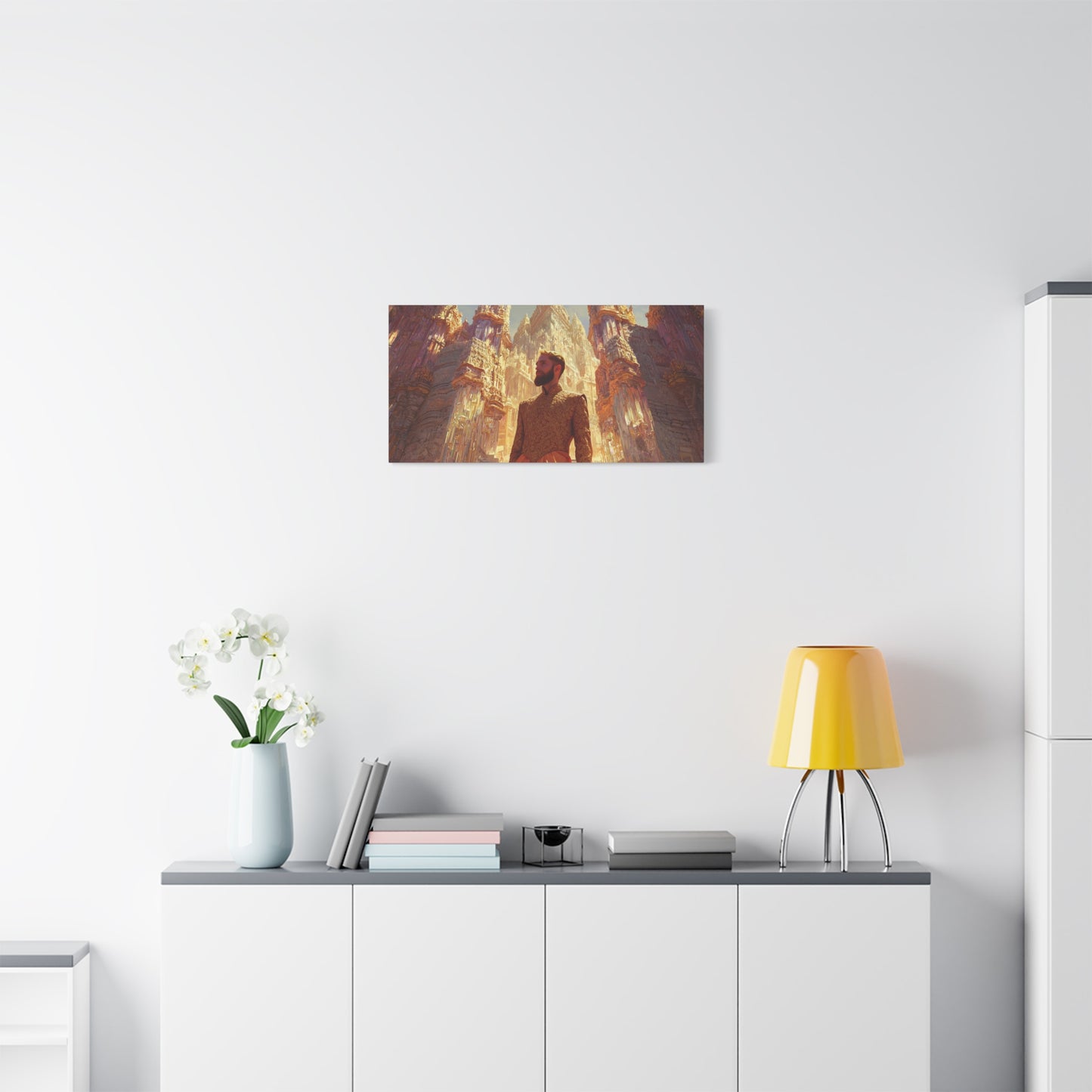 Golden Solitude Canvas Print