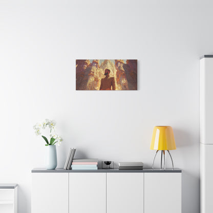 Golden Solitude Canvas Print