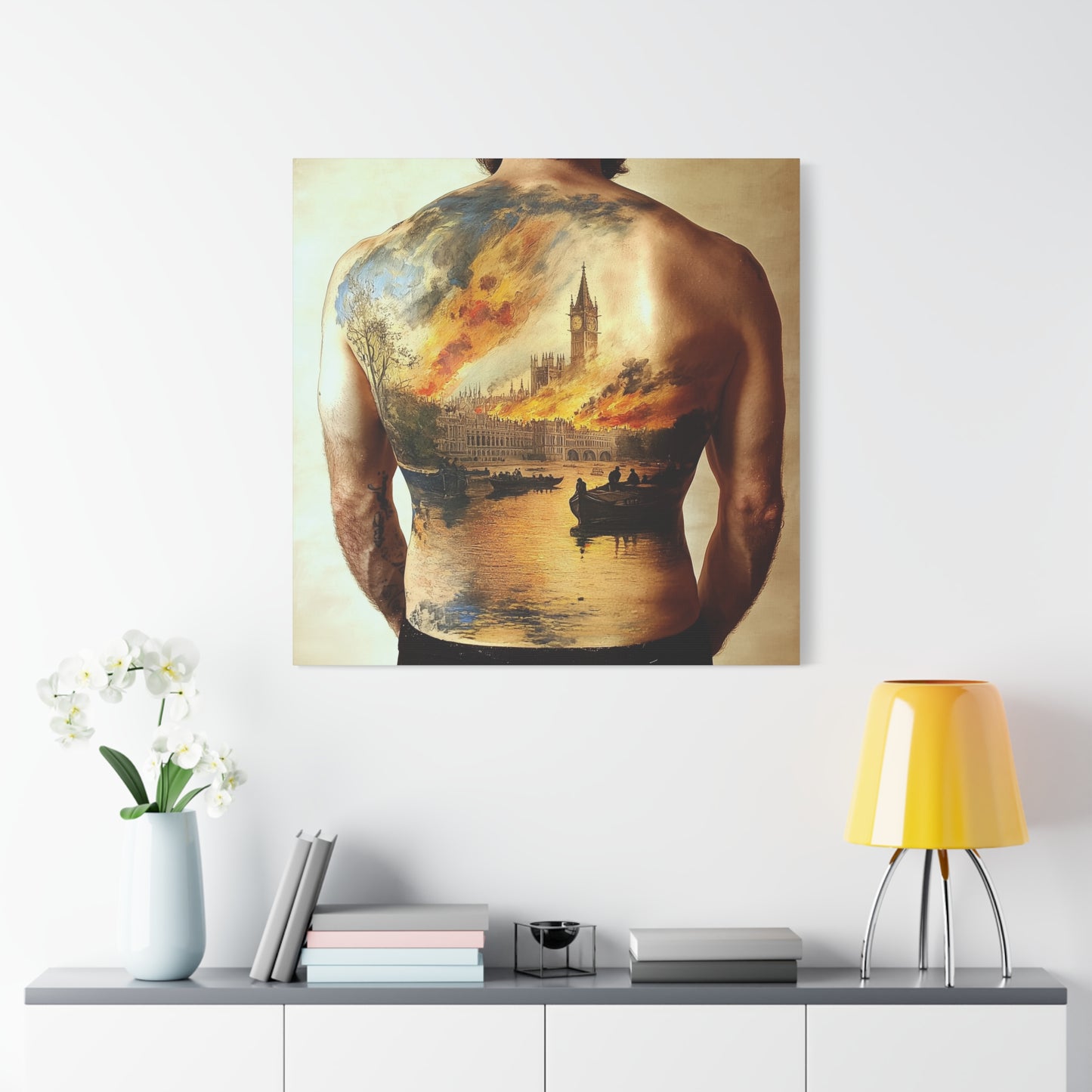 A Blaze Within Canvas Print