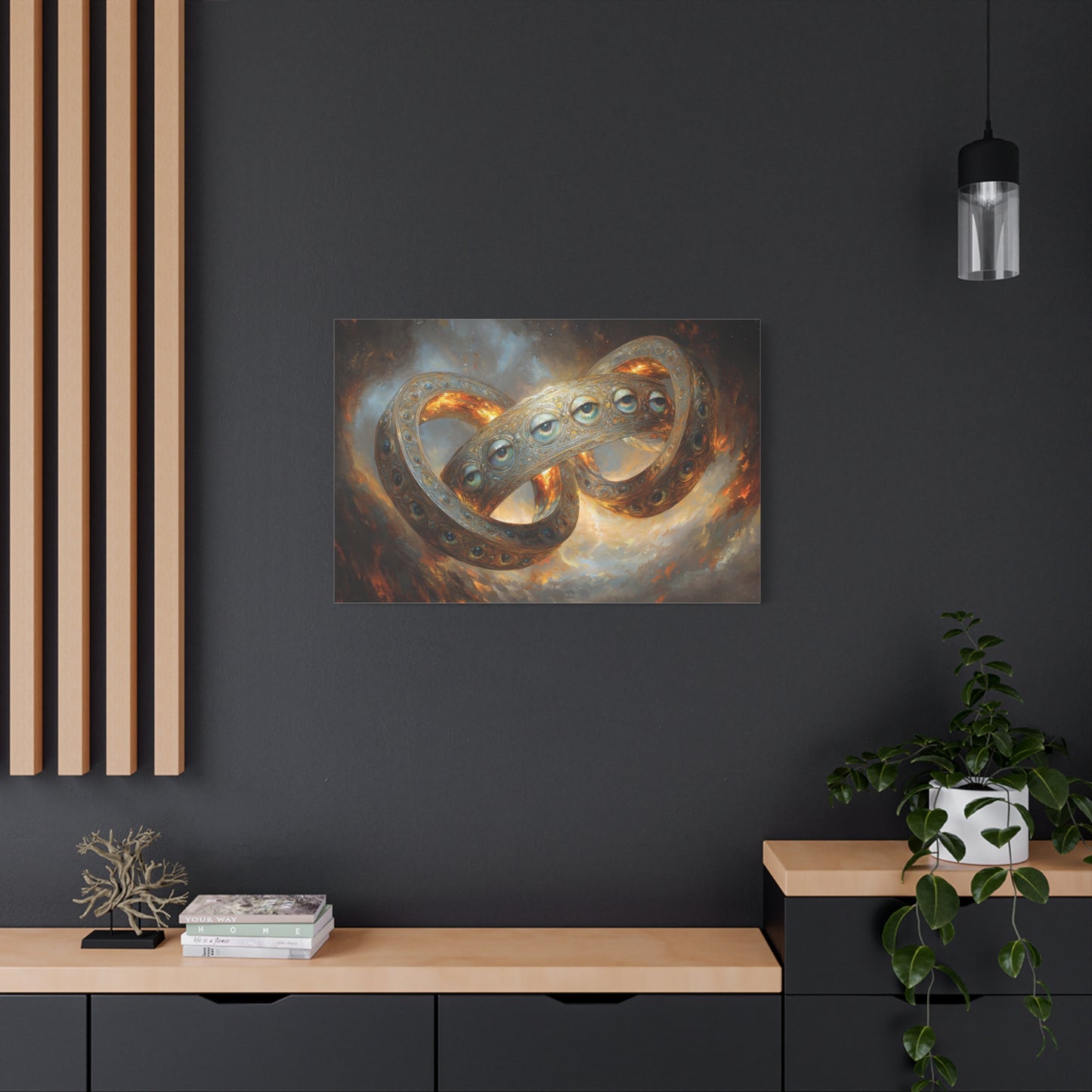 The Infinite Gaze Canvas Print