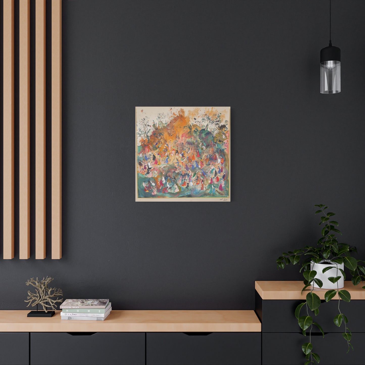 Riotous Quietude Canvas Print