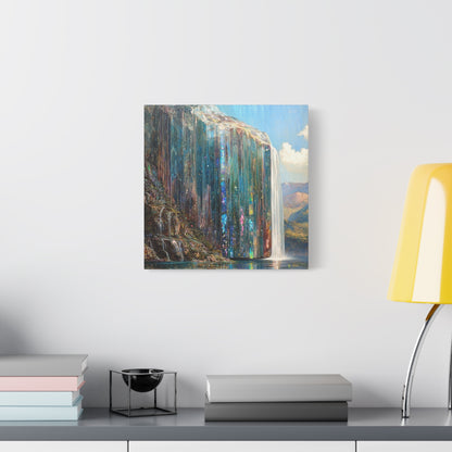 Abyssal Cascade Canvas Print