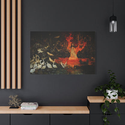 Nature's Veil Canvas Print