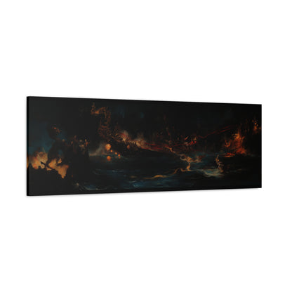 Sea of Fire Canvas Print